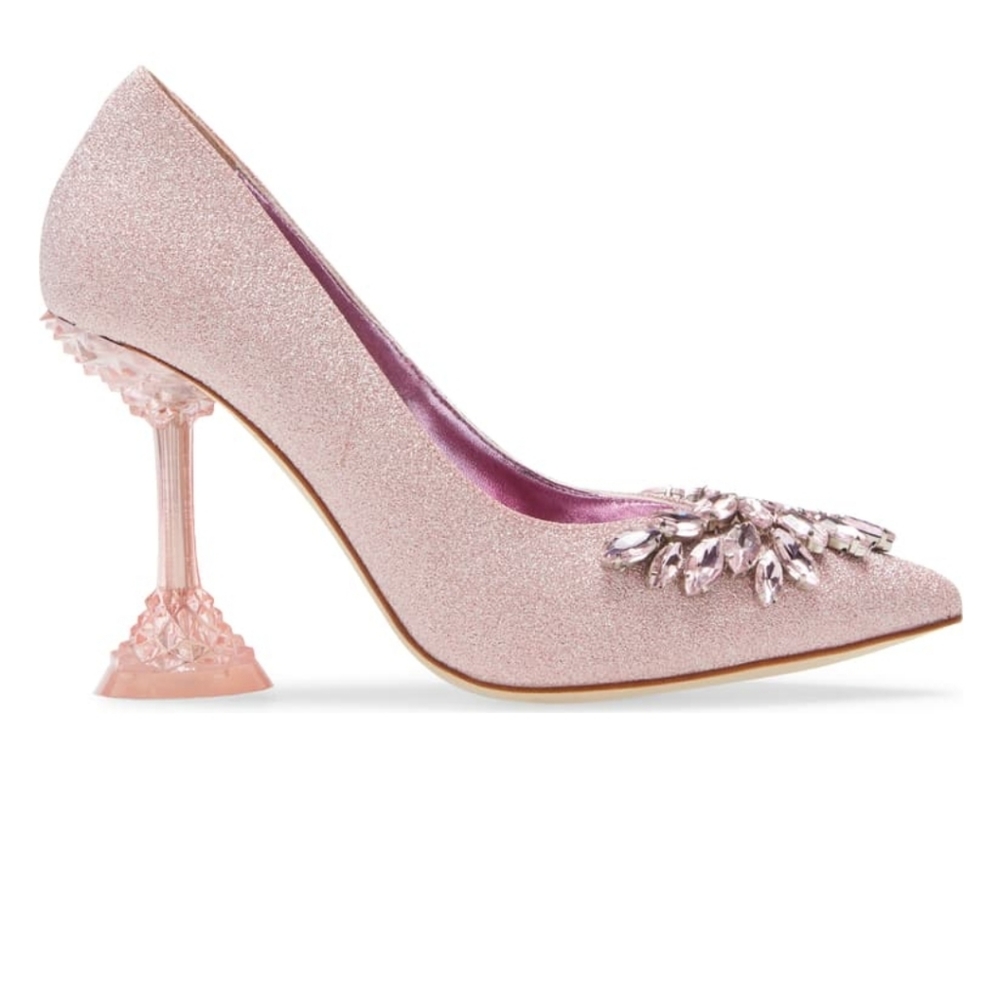 Jeffrey Campbell Glitter & Crystal Pump